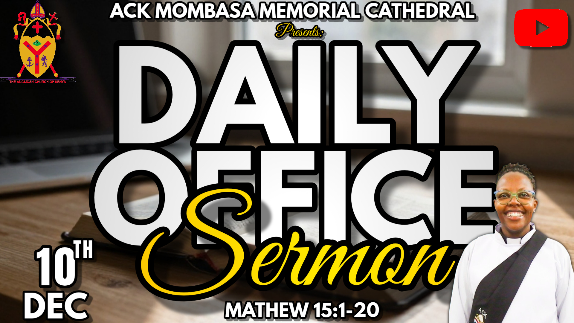 OFFICE SERMON: MATHEW 15:1-20